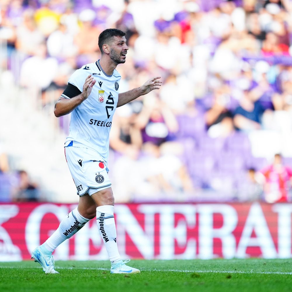 "Wir wollen ein gutes Spiel abliefern und sie ärgern", so Austrias Dragovic vor dem Derby gegen Rapid.