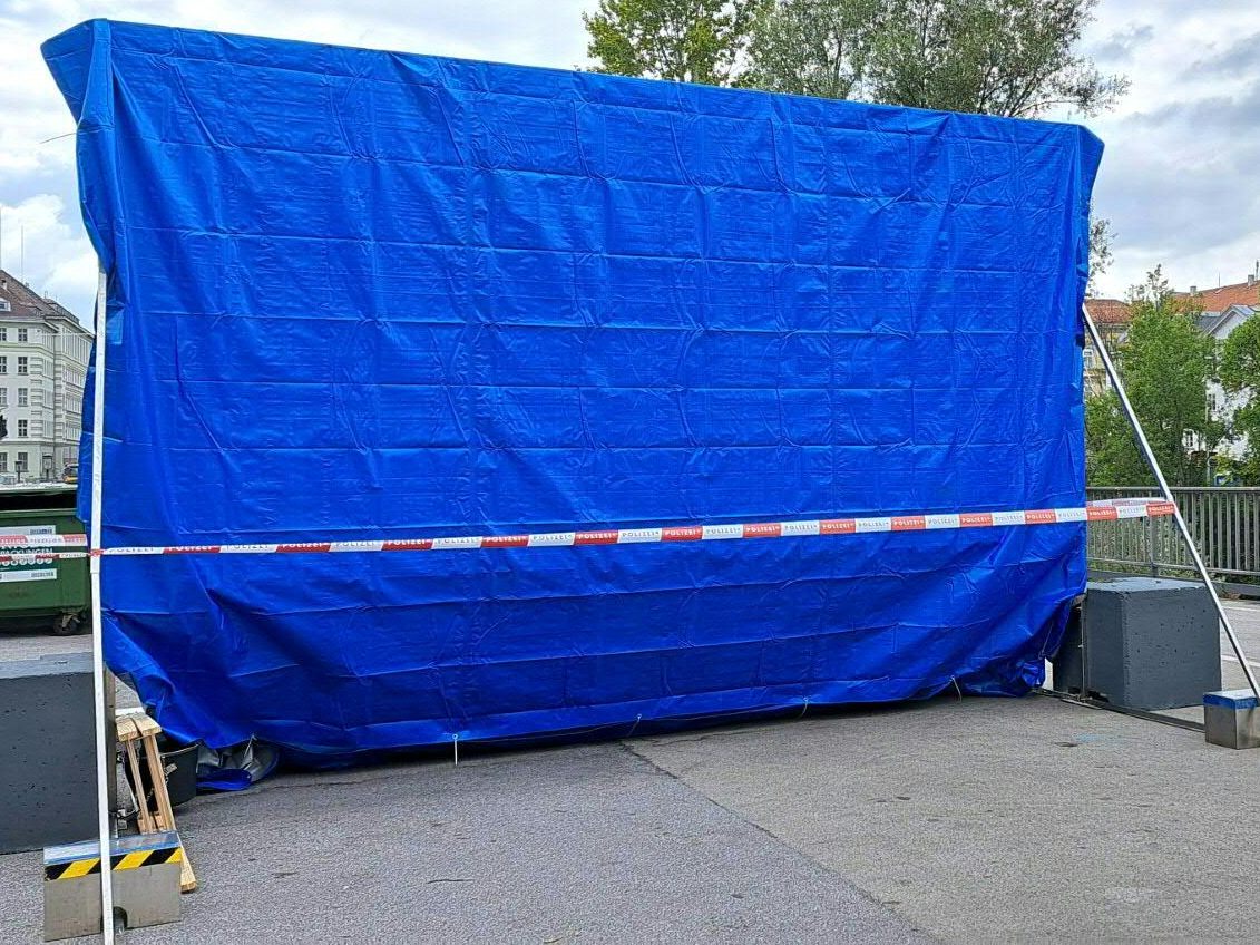 Wirbel gab es um ein Kunstwahlplakat.