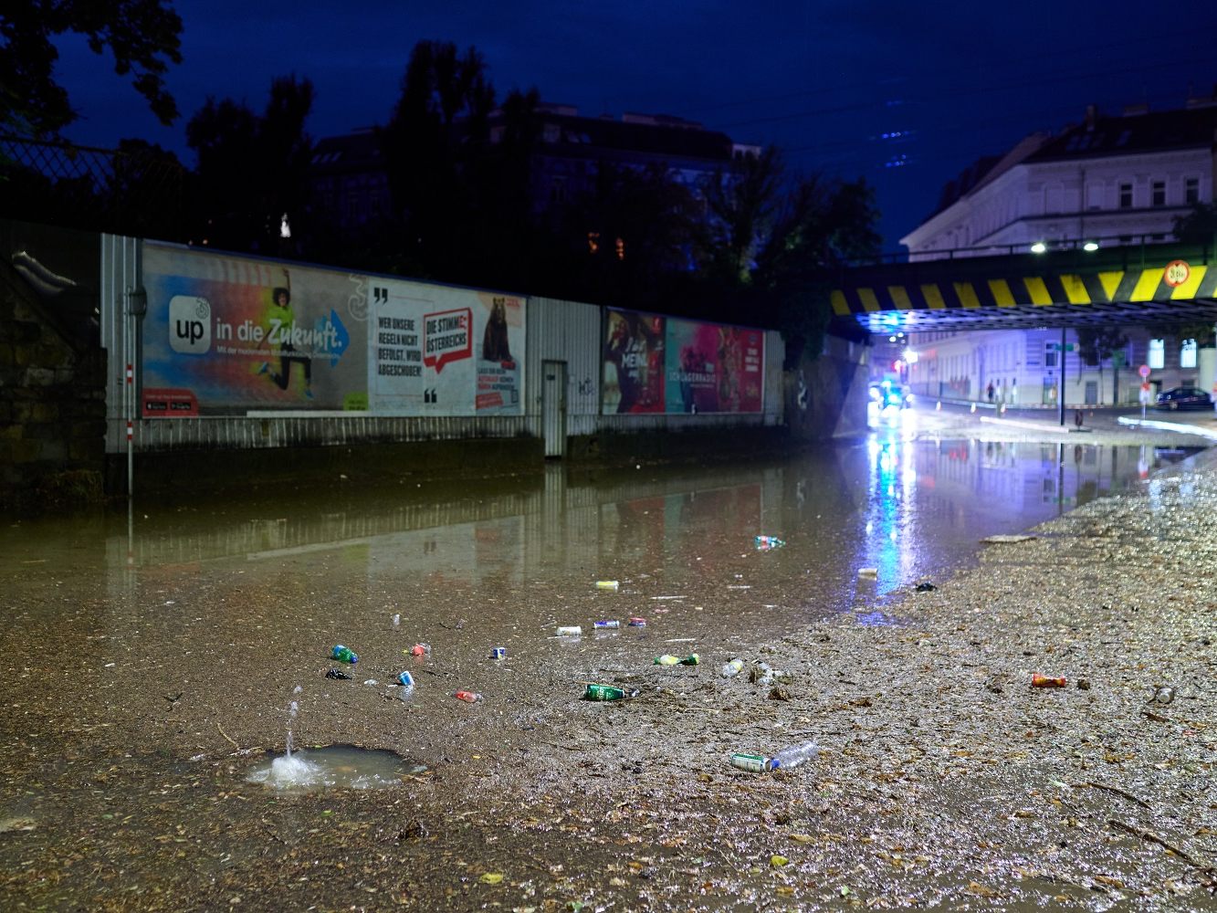 Ein Bild vom Tag des Unwetters in Wien.