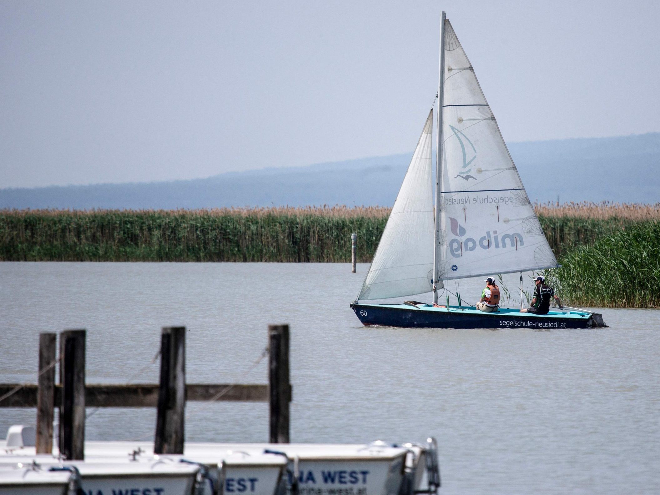 Der Wasserstand im Neusiedler See stieg um 14 Zentimeter.