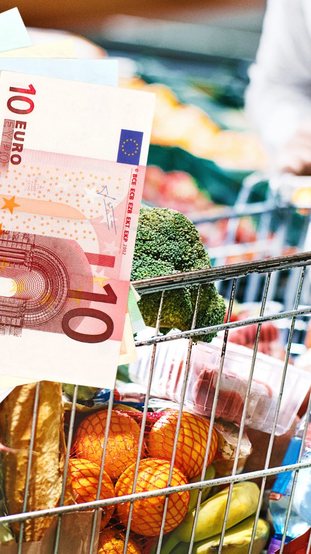 Die Österreicher griffen beim Lebensmitteleinkauf wieder mehr zu.