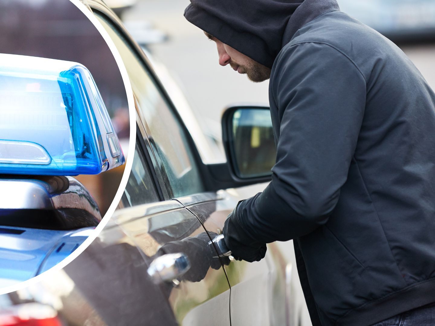 Zeugen meldeten einen Pkw-Einbrecher der Polizei. Zeugen meldeten einen Pkw-Einbrecher der Polizei.