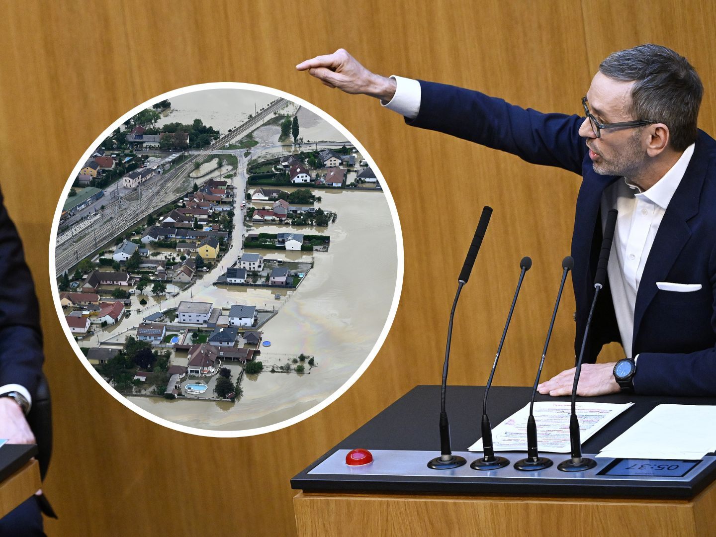 Laut Meinunfsforscher dürften die Auswirkungen des Hochwassers auf die Wahl eher gering ausfallen. Laut Meinunfsforscher dürften die Auswirkungen des Hochwassers auf die Wahl eher gering ausfallen.