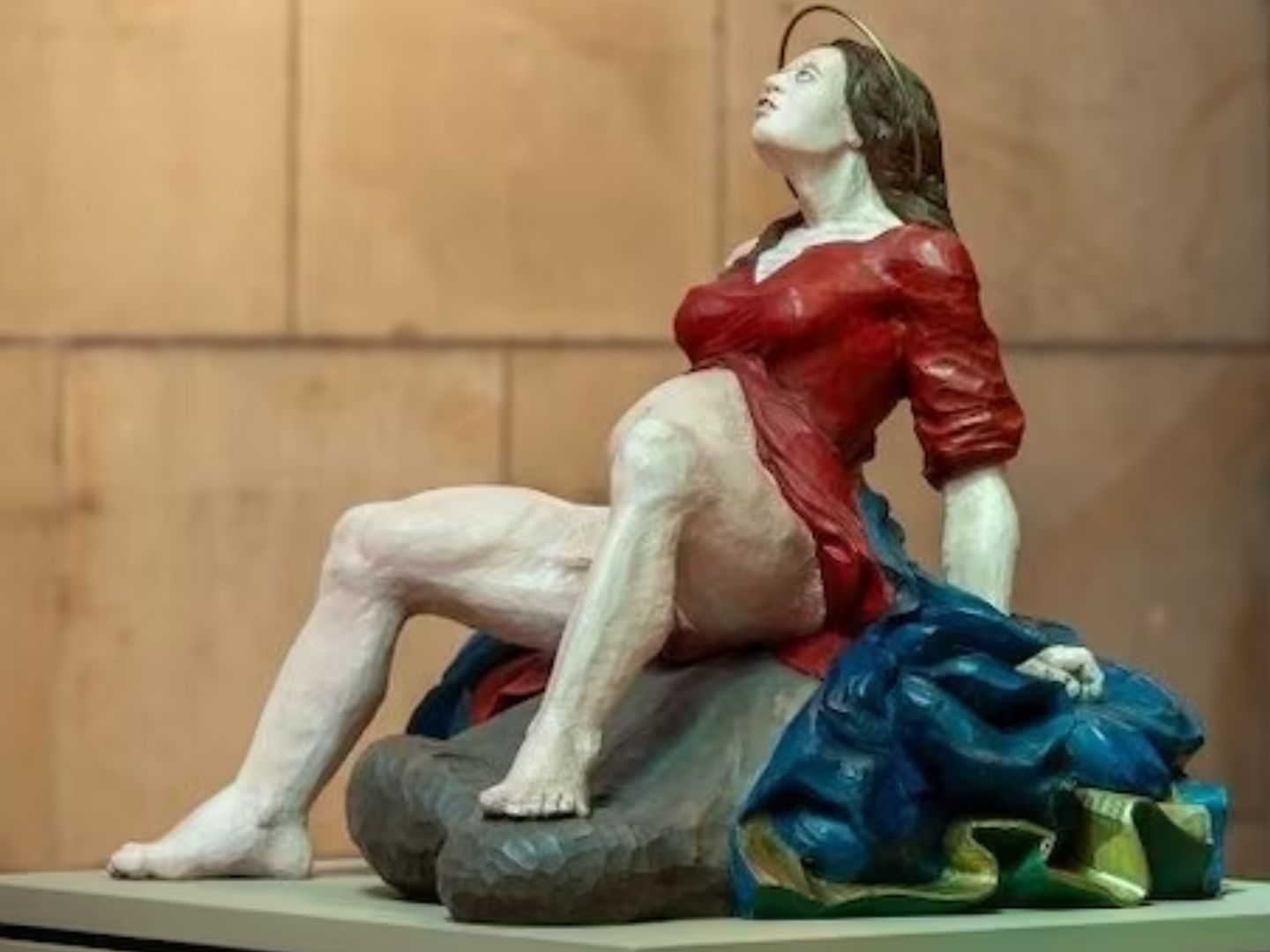Die umstrittene Figur wird nicht mehr im Linzer Mariendom ausgestellt. Die umstrittene Figur wird nicht mehr im Linzer Mariendom ausgestellt.