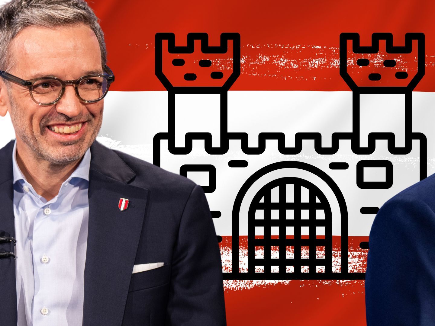 Die FPÖ will mit der ÖVP eine "Festung Österreich" bauen. Die FPÖ will mit der ÖVP eine "Festung Österreich" bauen.