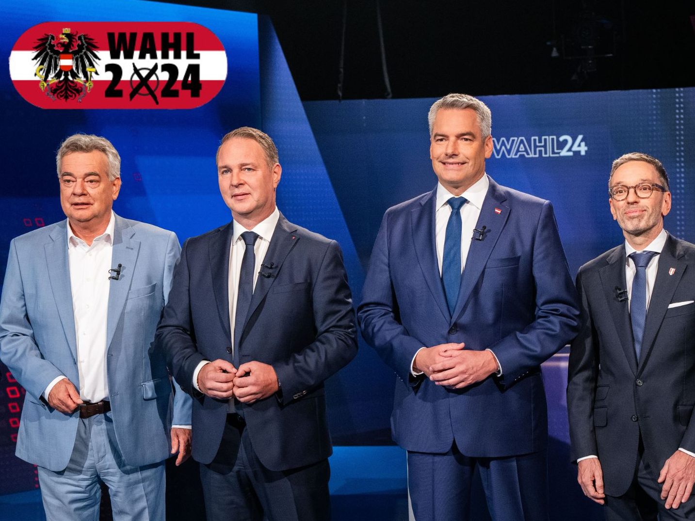 LIVE von der Nationalratswahl 2024: Die Hochrechnungen und die Ergebnisse.