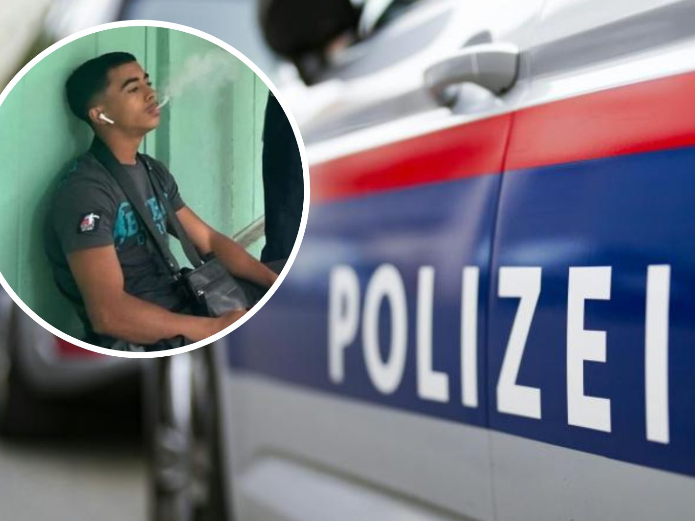 Die Wiener Polizei fahndet nach einem Verdächtigen.