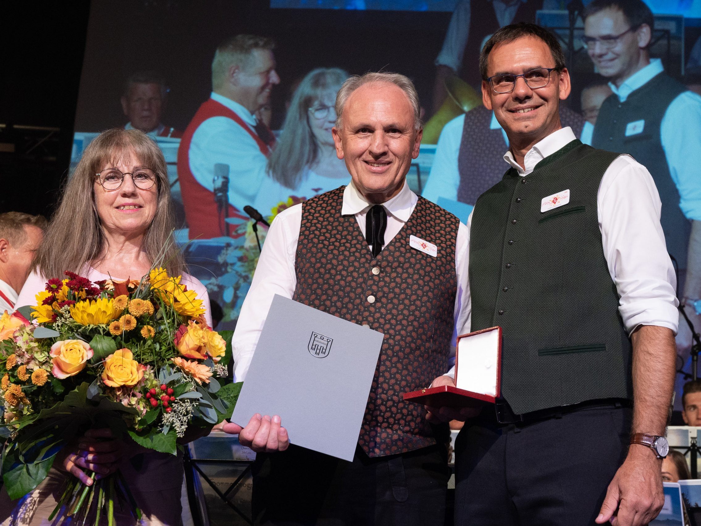 Wolfram Baldauf erhielt das Goldene Ehrenzeichen des Landes Vorarlberg Wolfram Baldauf erhielt das Goldene Ehrenzeichen des Landes Vorarlberg