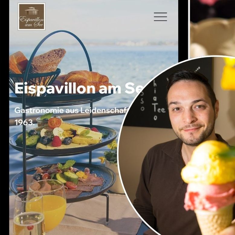 Das Eispavillon am See in Bregenz ist ein Muss für alle Eisliebhaber.