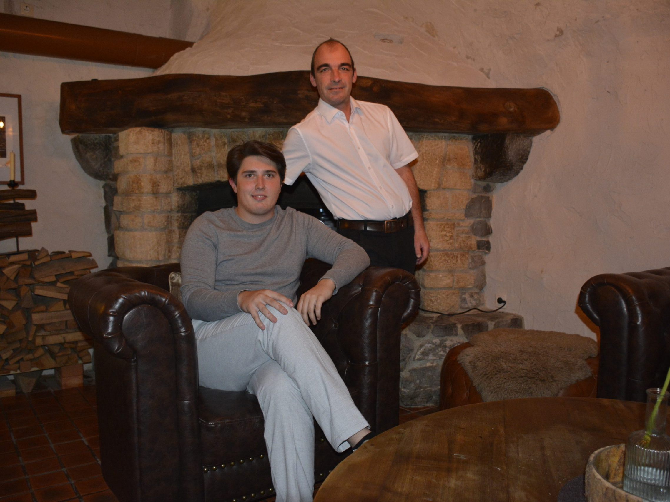 David Flatz (sitzend) und David Weiss David Flatz (sitzend) und David Weiss