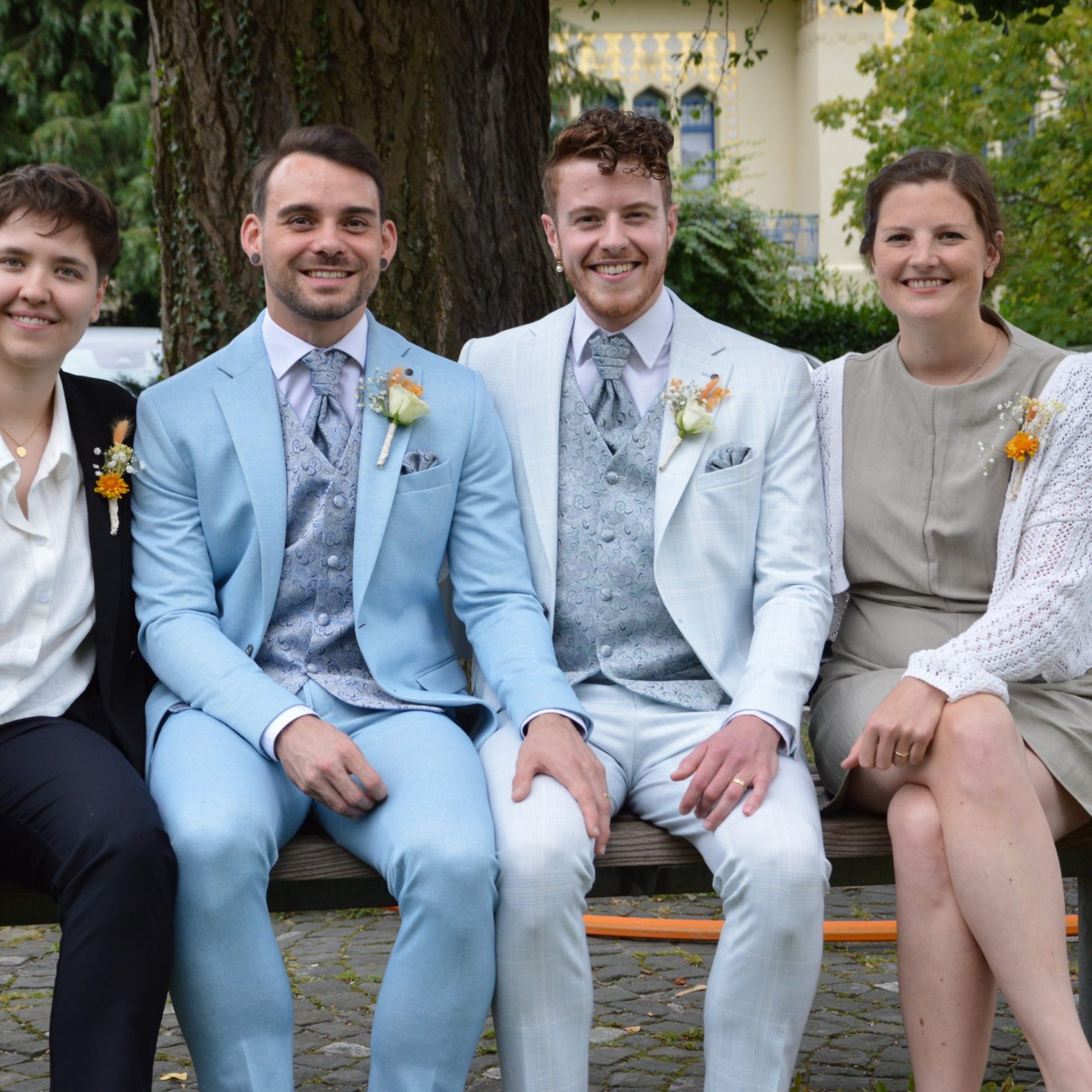 Michael Gierner und Christian Dobler feierten standesamtliche Trauung.