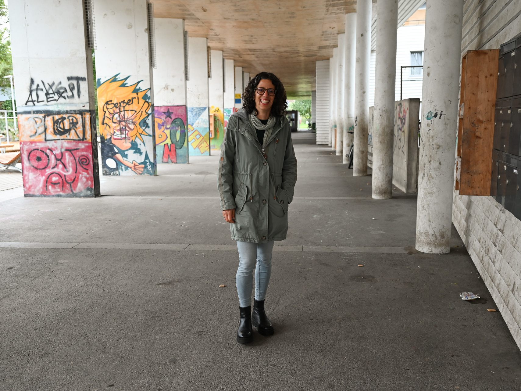 Sandra Wohlgenannt ist die erste Sozialarbeiterin, die seit gut zwei Jahren die Bewohner in der Hannes-Grabher-Siedlung betreut.