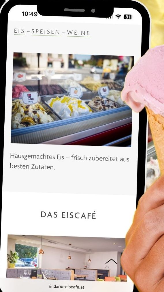 Im Dario Eiscafé erwartet dich mehr als nur ein Eis oder Kaffee – hier verschmelzen feinste Eisspezialitäten und aromatischer Kaffee zu einem vollendeten Genussmoment.