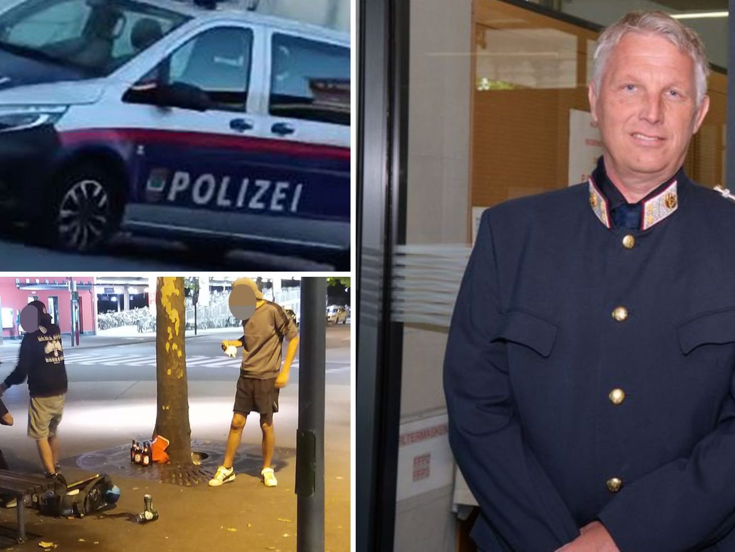 Ein aufgeschlitzter Reifen und Betrunkene am Bahnhof Dornbirn. So reagiert die Polizei.