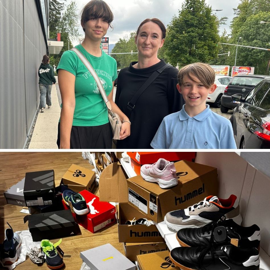 Viele Schüler brauchen zum Schulanfang noch Hefte und Co. Auch Turnschuhe sind sehr gefragt.