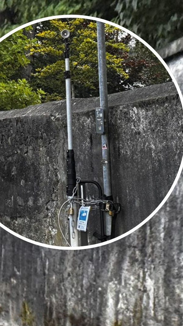 Warum wurde bei der Riedenburg eine Kamera aufgestellt?