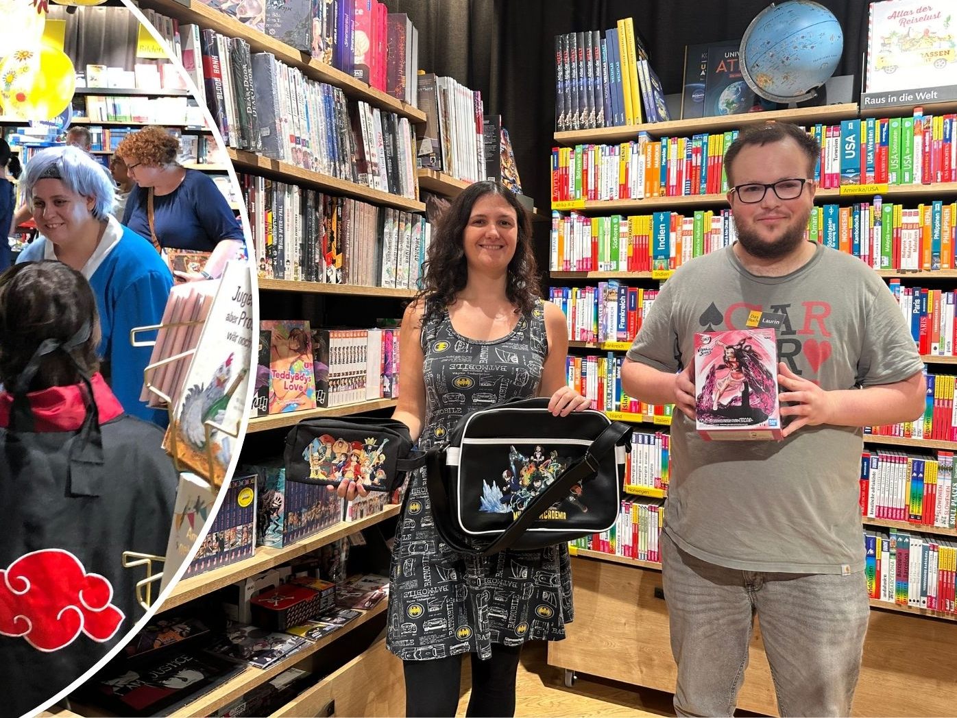 "Das Buch" lädt am Samstag zum "Manga Day". "Das Buch" lädt am Samstag zum "Manga Day".