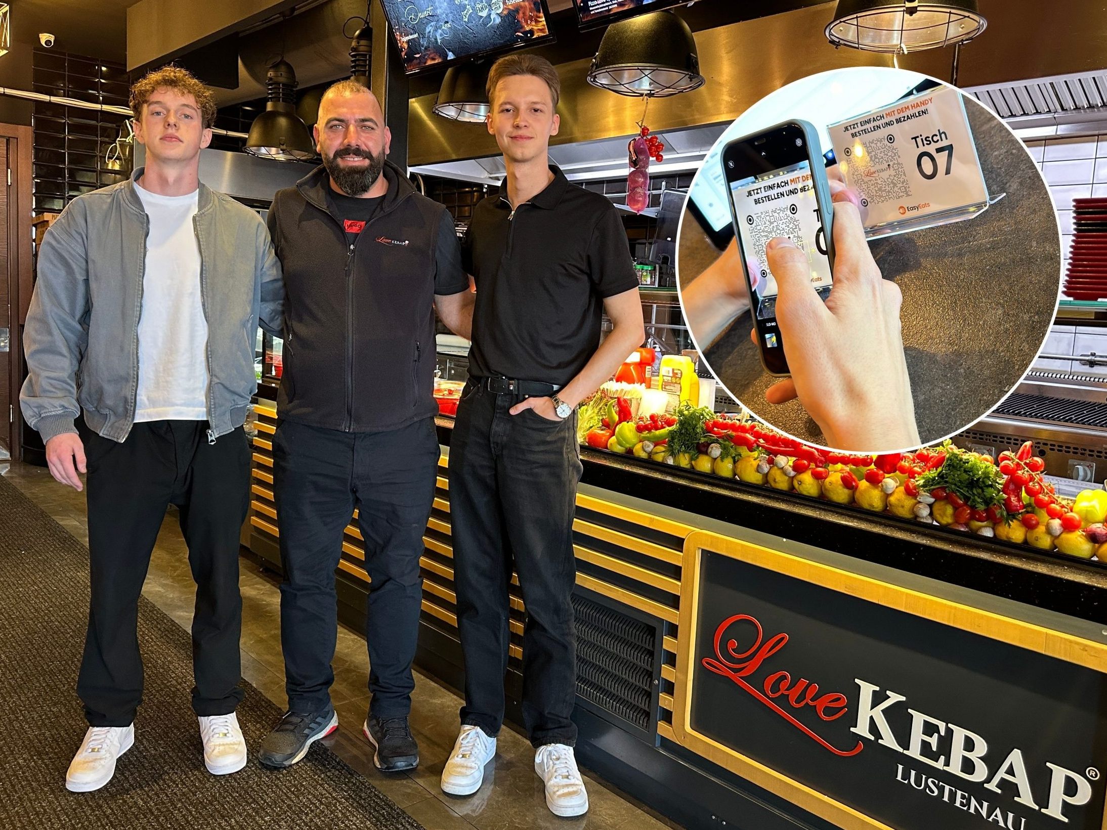 Jonas und Samir wollen Gastronomen die Arbeit erleichtern. Jonas und Samir wollen Gastronomen die Arbeit erleichtern.