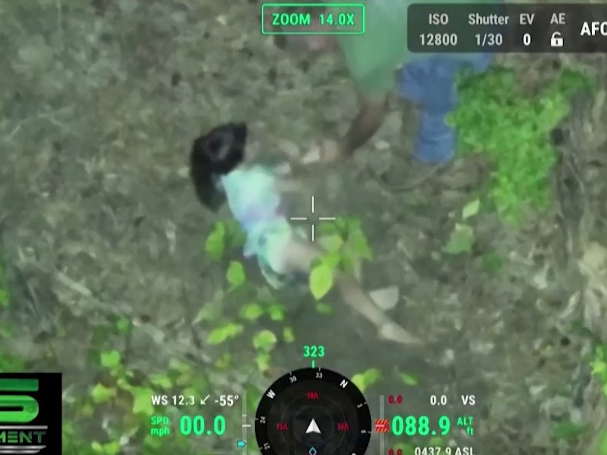 Der Moment der Rettung. Der Moment der Rettung.