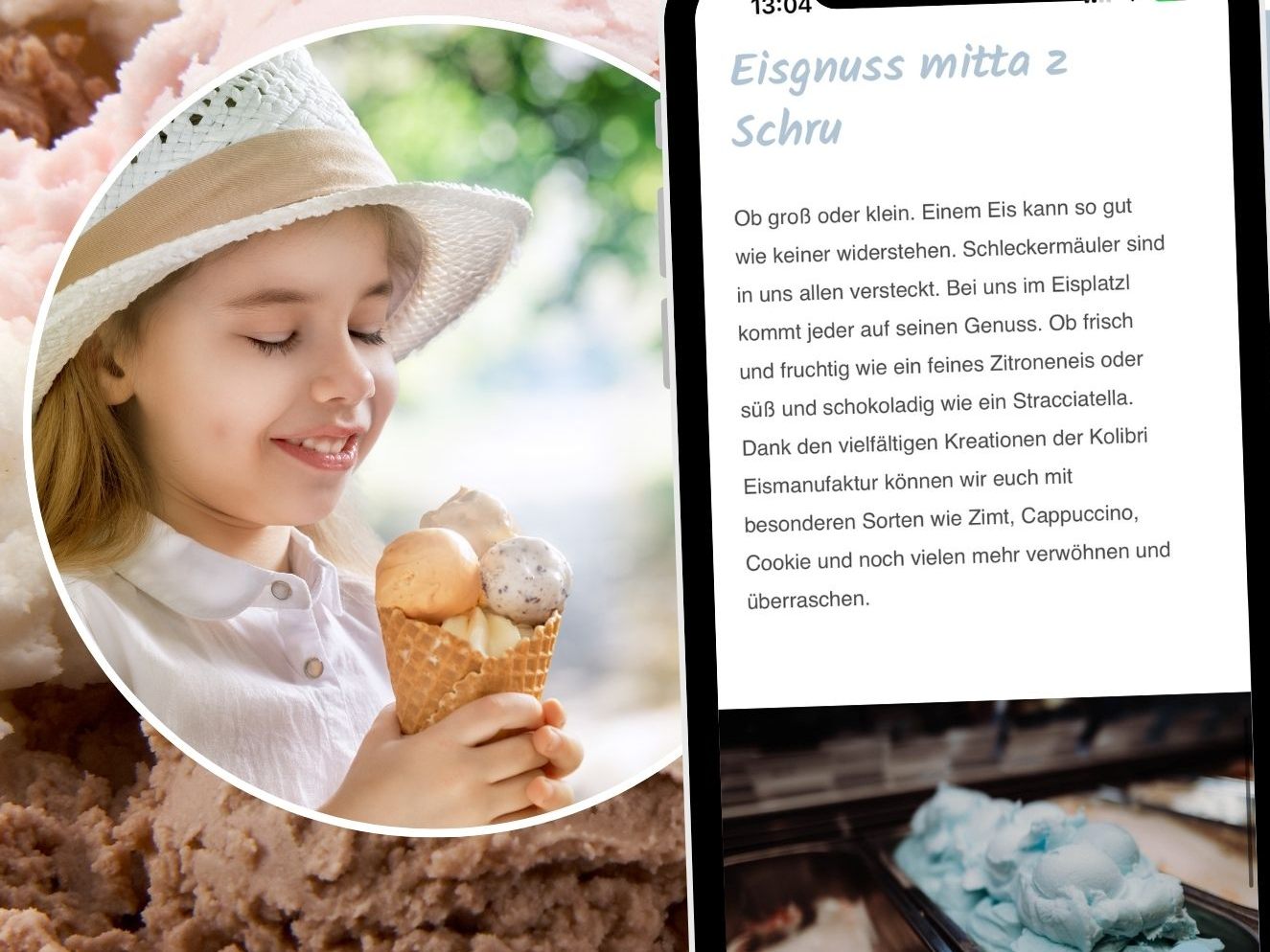 Eisliebhaber aufgepasst: In Schruns wartet das "Eisplatzl" darauf, euch mit seinen außergewöhnlichen Eiskreationen zu verwöhnen.
