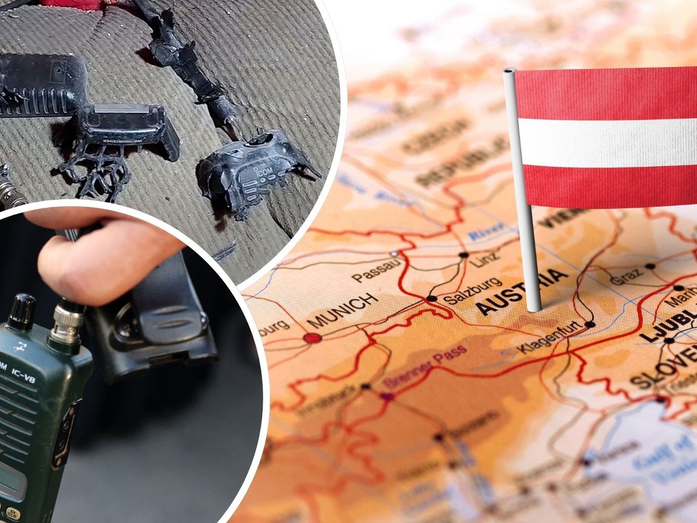Nach den Pager-Explosionen im Libanon führt nun eine Spur sogar nach Österreich. Nach den Pager-Explosionen im Libanon führt nun eine Spur sogar nach Österreich.