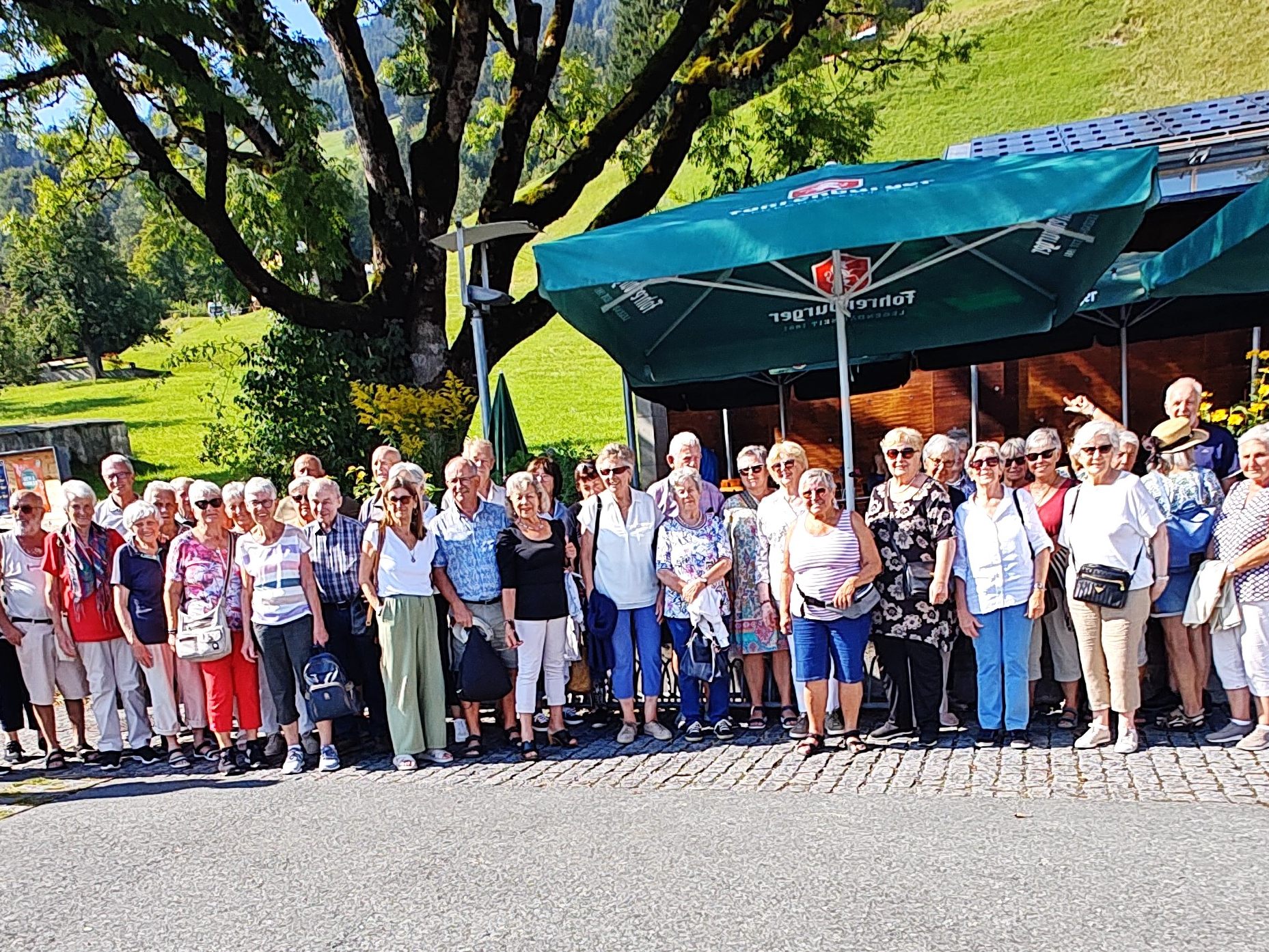 Beim GH Sonne in Thüringerberg ließ man den Tag ausklingen.