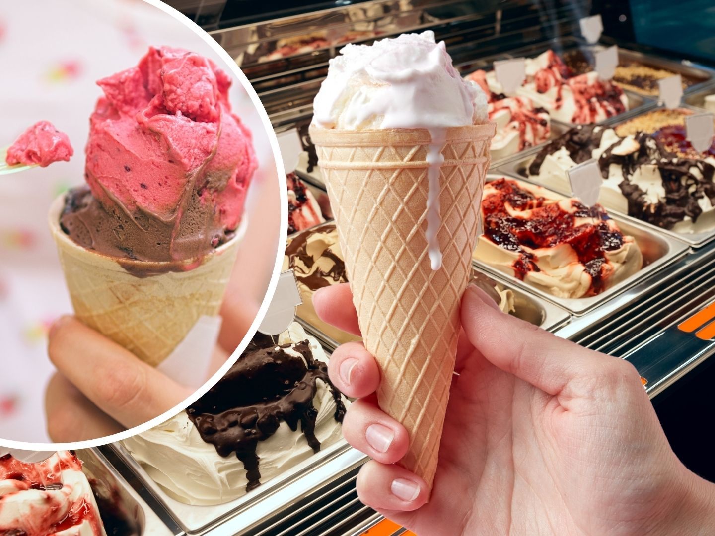 Eiscreme-Liebhaber kommen bei der Bäckerei Hosp voll auf ihre Kosten.