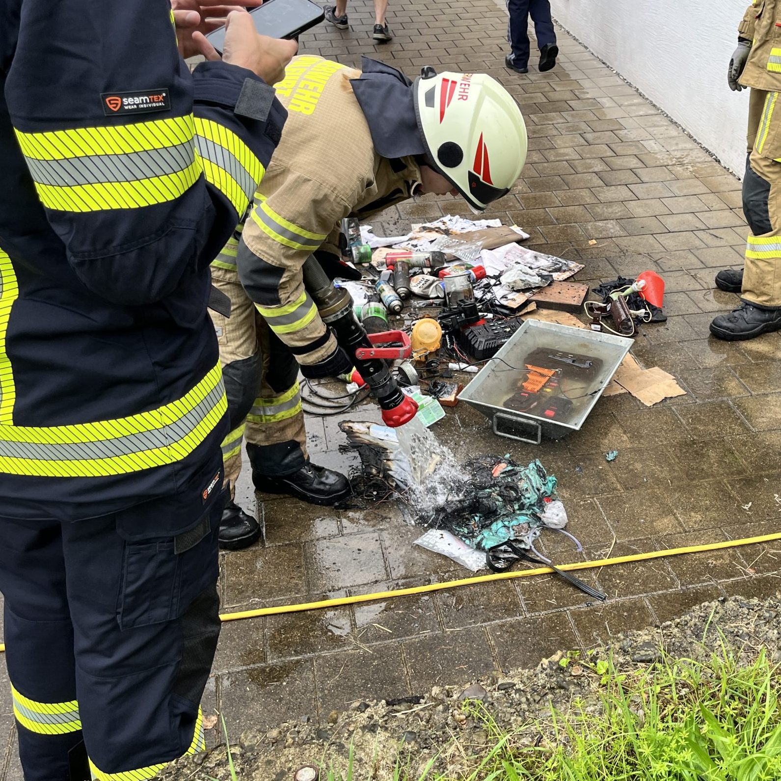 Einsatz für die Feuerwehr.