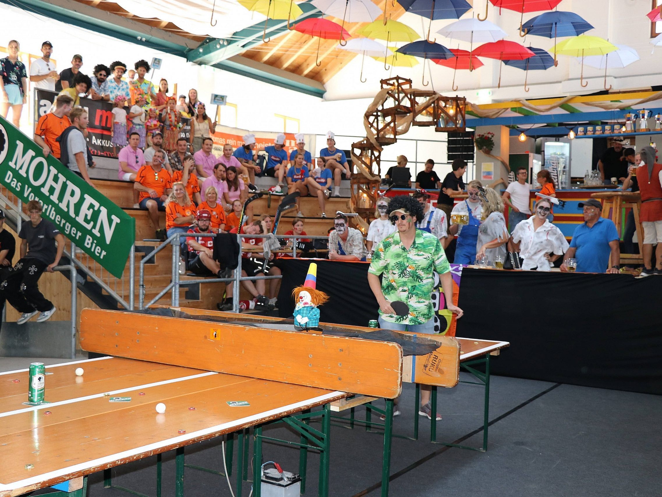 Am kommenden Samstag verwandelt sich die Dornbirner Viehhalle in ein sportliches Mekka für das spaßige Ping Pong Turnier der Fasnatzunft Oberschorbach. Am kommenden Samstag verwandelt sich die Dornbirner Viehhalle in ein sportliches Mekka für das spaßige Ping Pong Turnier der Fasnatzunft Oberschorbach.