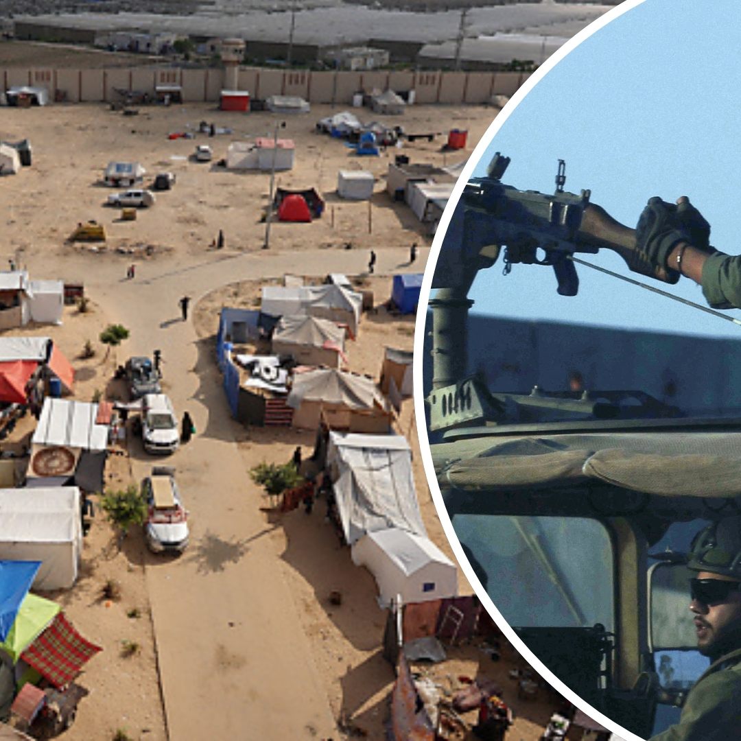 Zelte für Binnenflüchtlinge (Archivbild) bei israelischem Luftschlag getroffen.