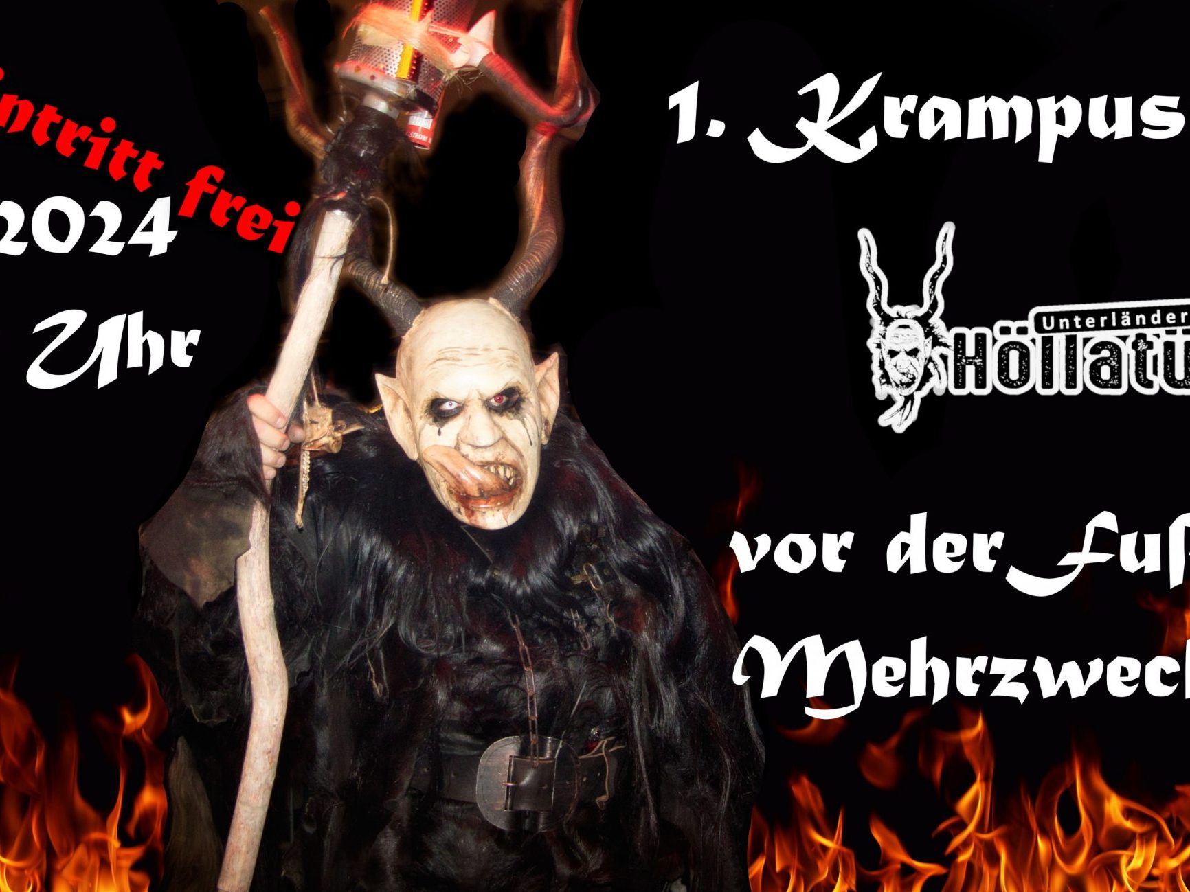 1. Krampusshow der Unterländer Höllatüfl