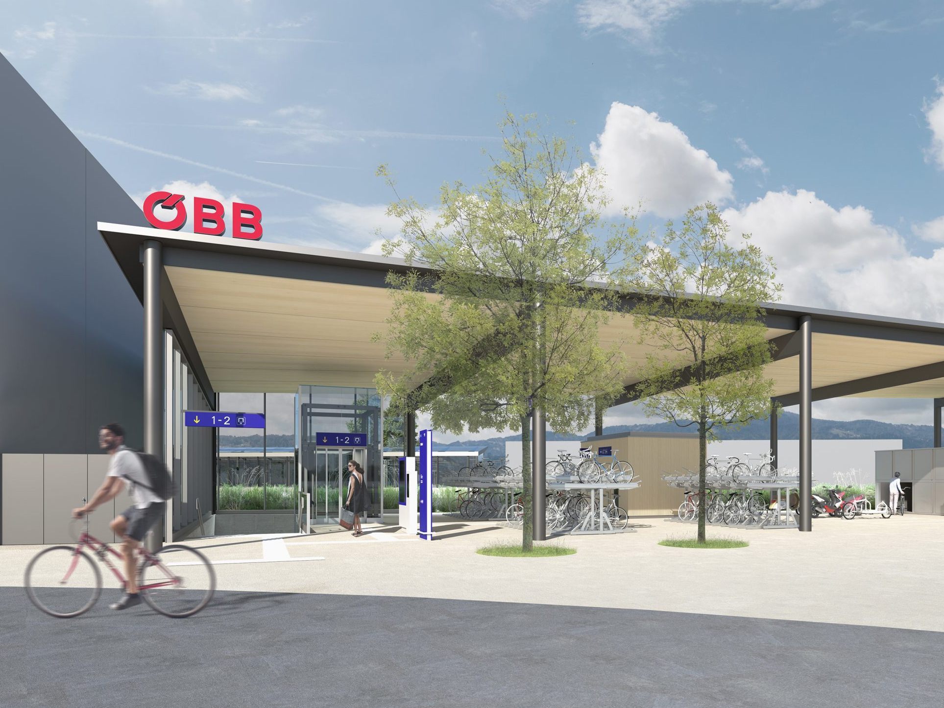 So soll der modernisierte Bahnhof aussehen.