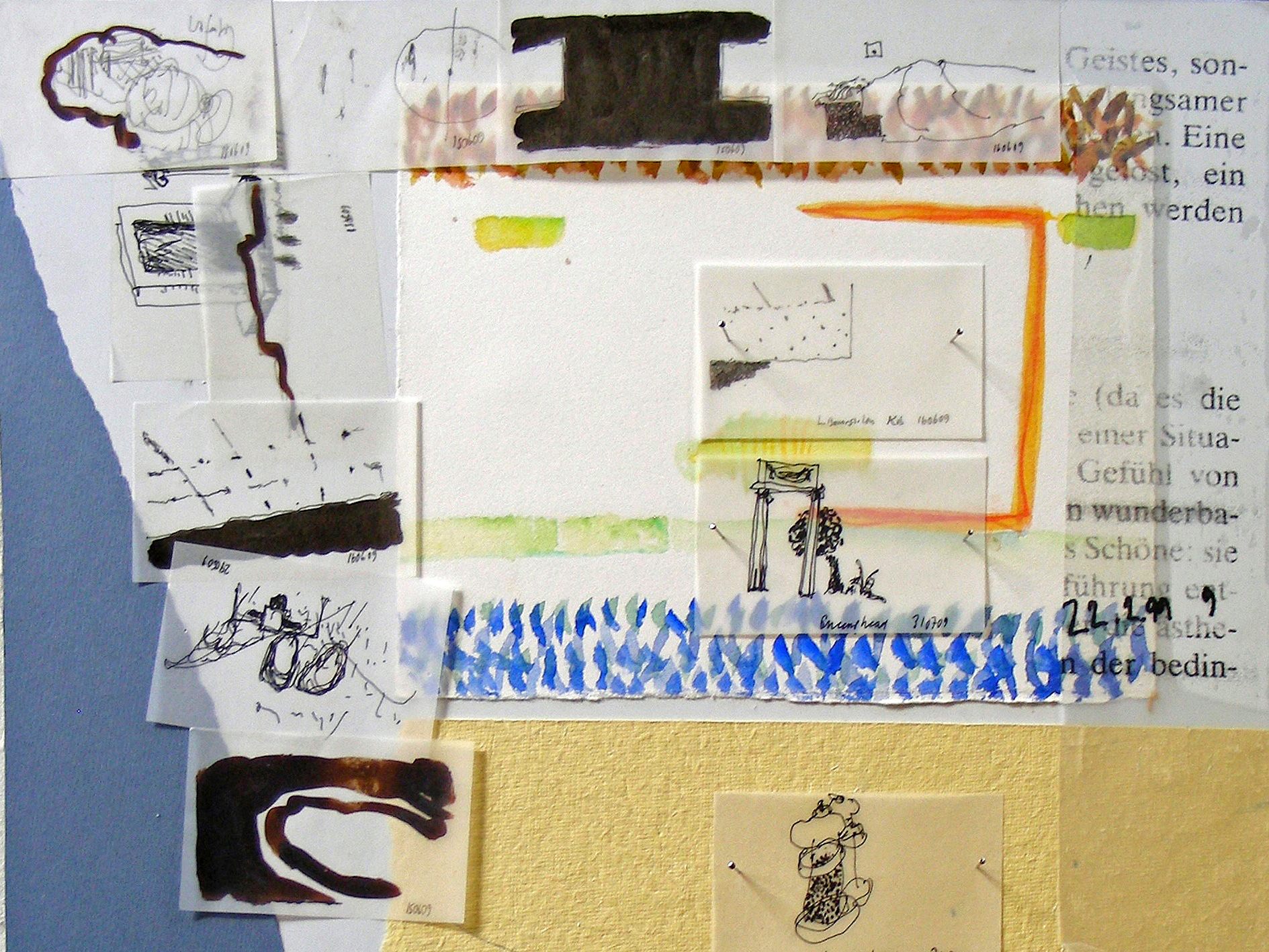 Ausschnitt aus der Arbeit Queens Head von Georg Vith.