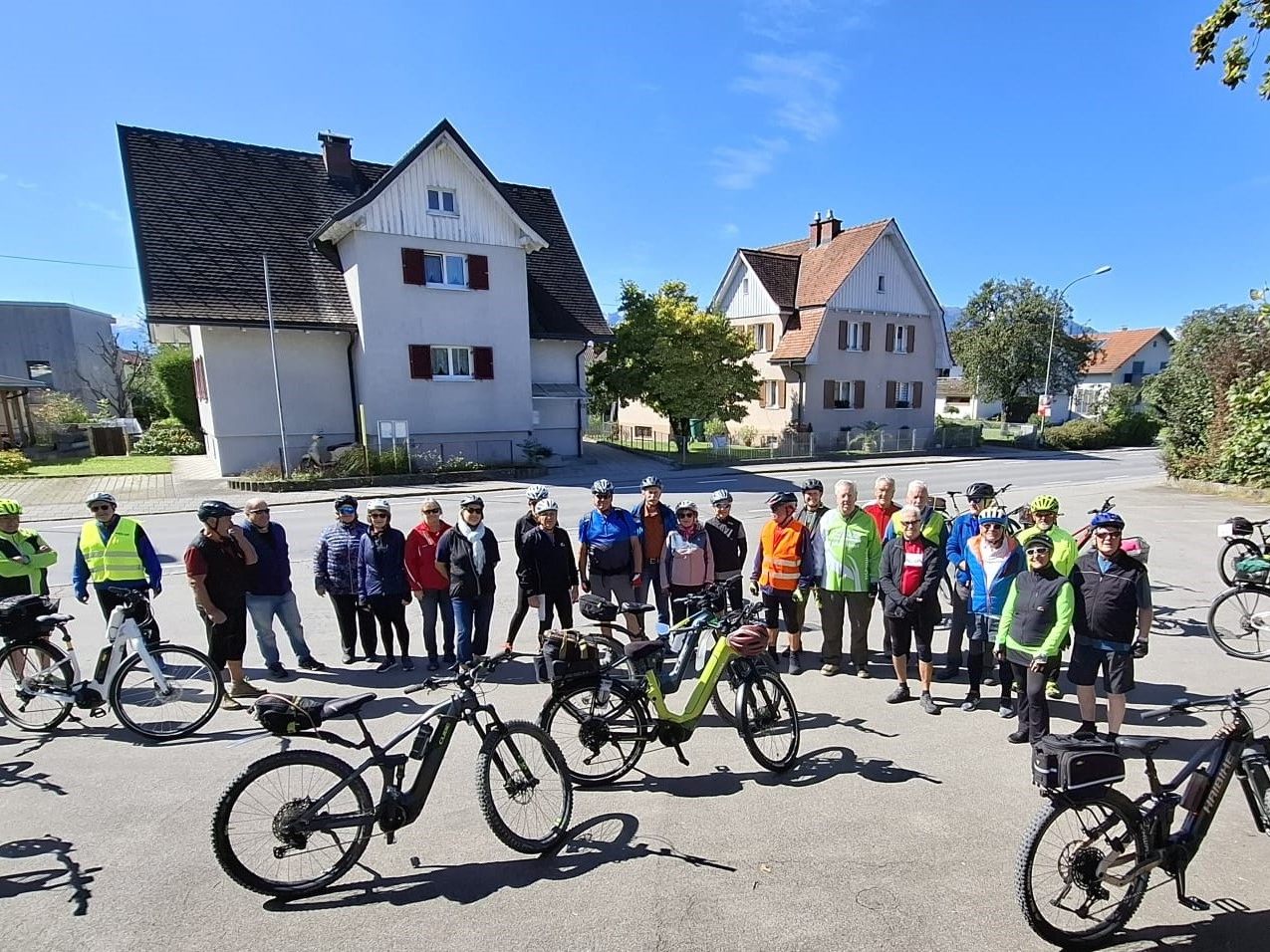 Die Radausfahrten der Seniorenrunde Rankweil werden gut angenommen.