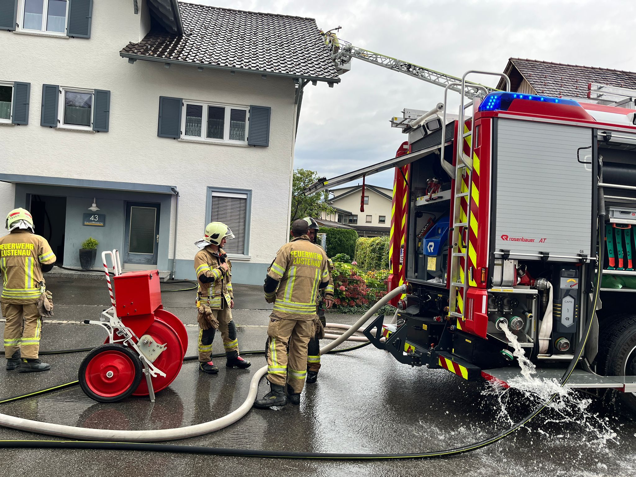 Feuerwehreinsatz in Lustenau