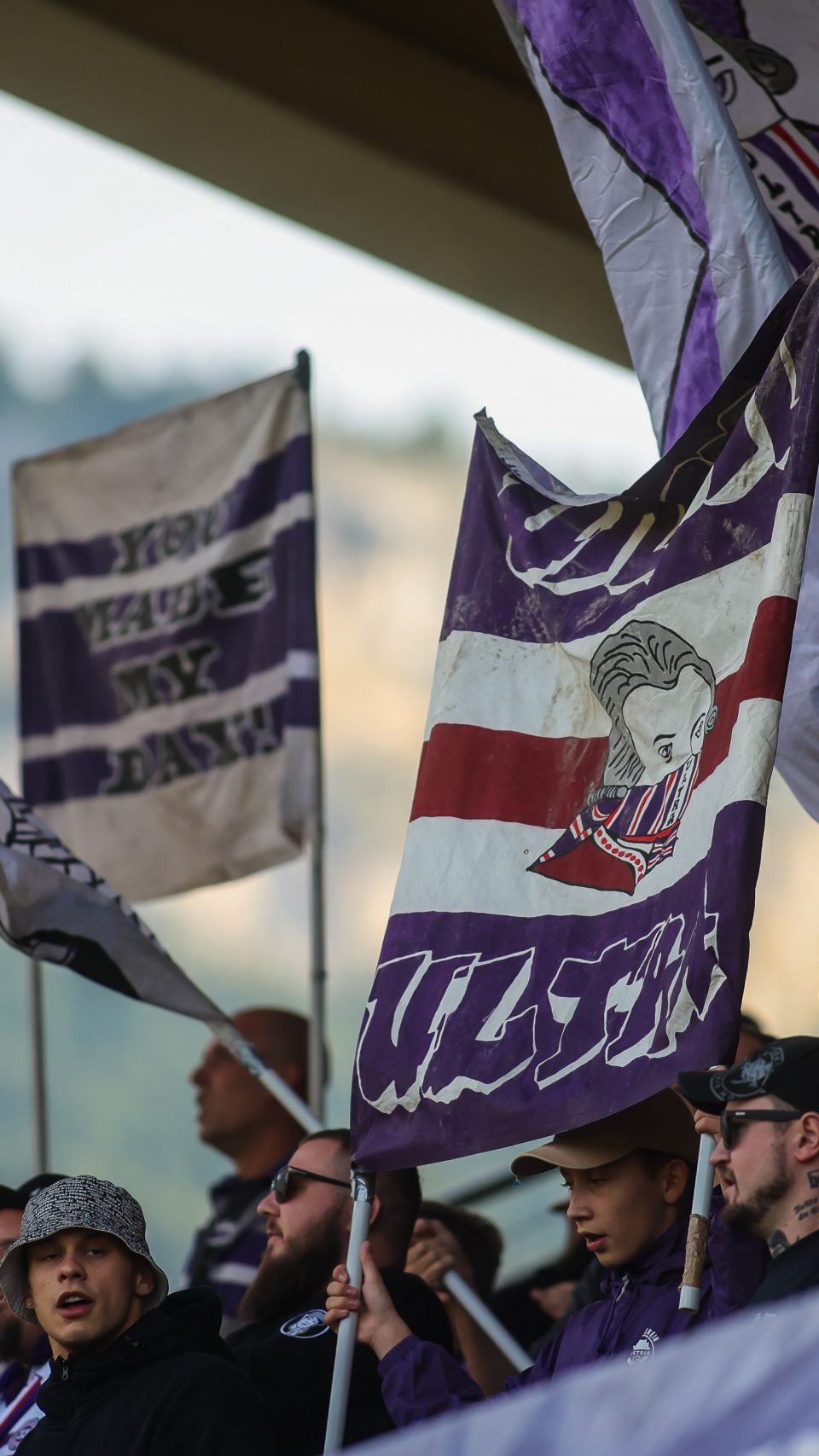 Fans von Austria Salzburg.