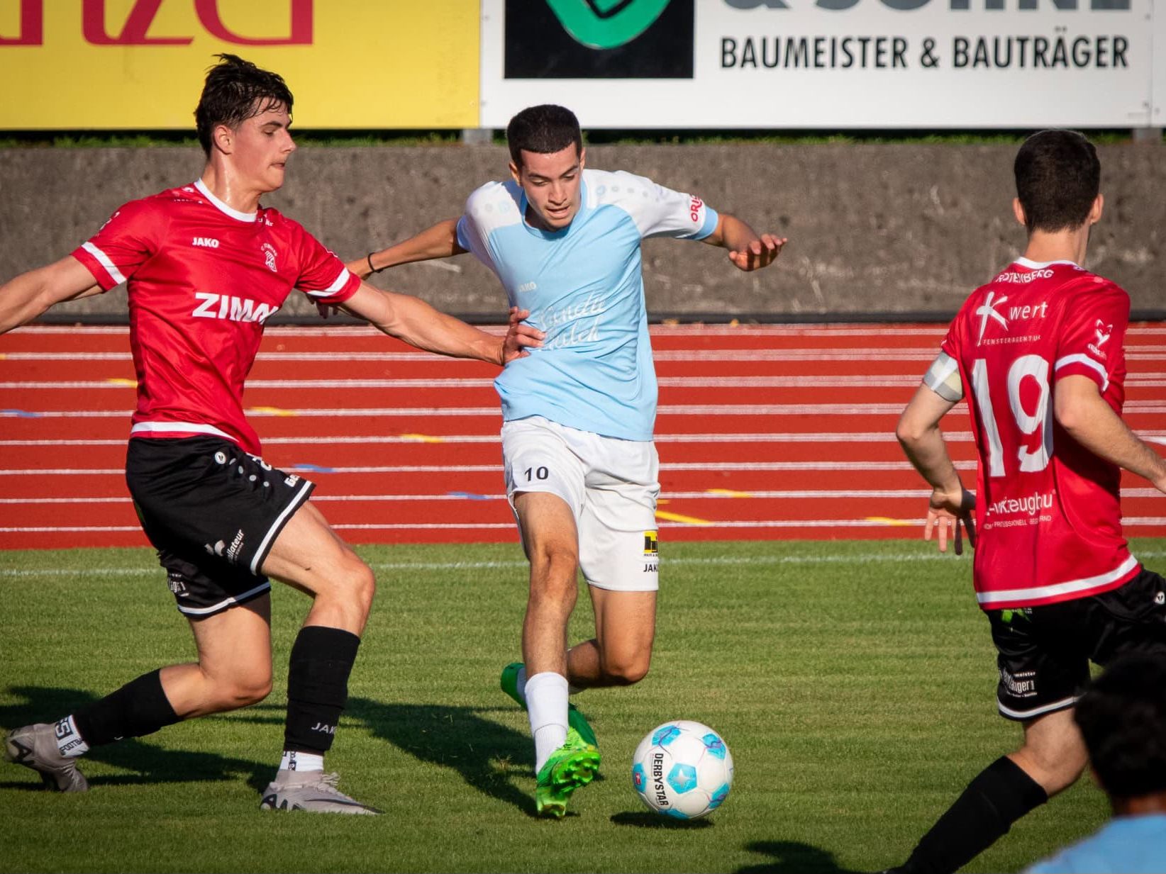 Für Bader Belhaj und Co. gilt es, gegen die starken Rotenberger ein Rezept zu finden.