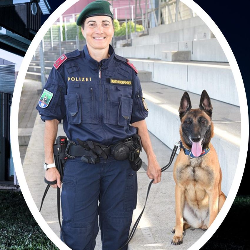 Diensthundeführerin mit „Safira“