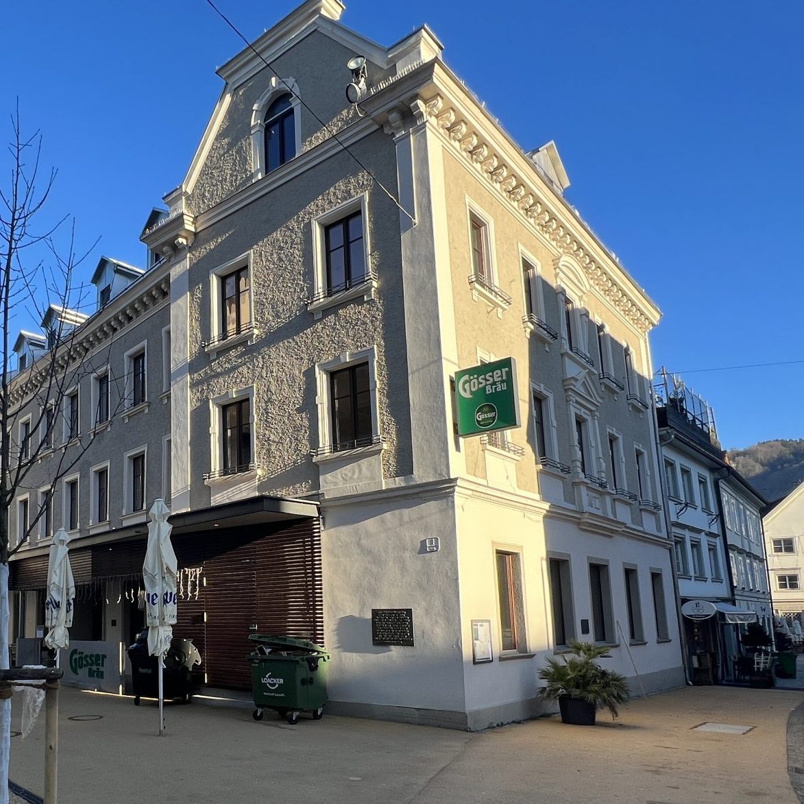 Blick auf das alt ehrwürdige "Göser".