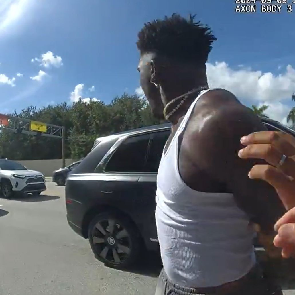 Festnahme von Tyreek Hill.