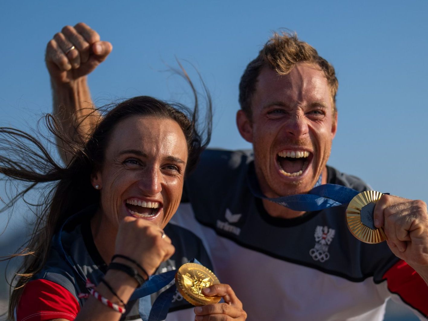 Gemeinsam mit Lukas Mähr gewann Lara Vadlau olympisches Gold.