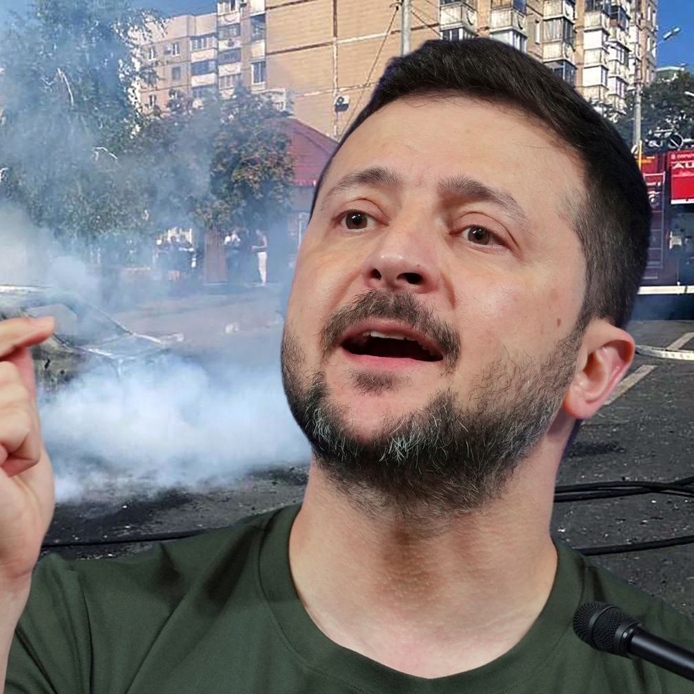 Selenskyj verteidigt den Angriff auf Russland.