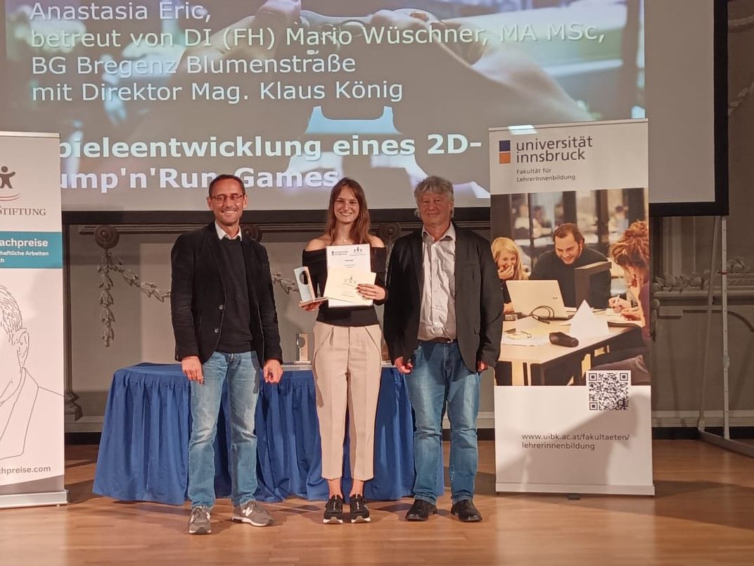 stolze Preisträgerin stolze Preisträgerin