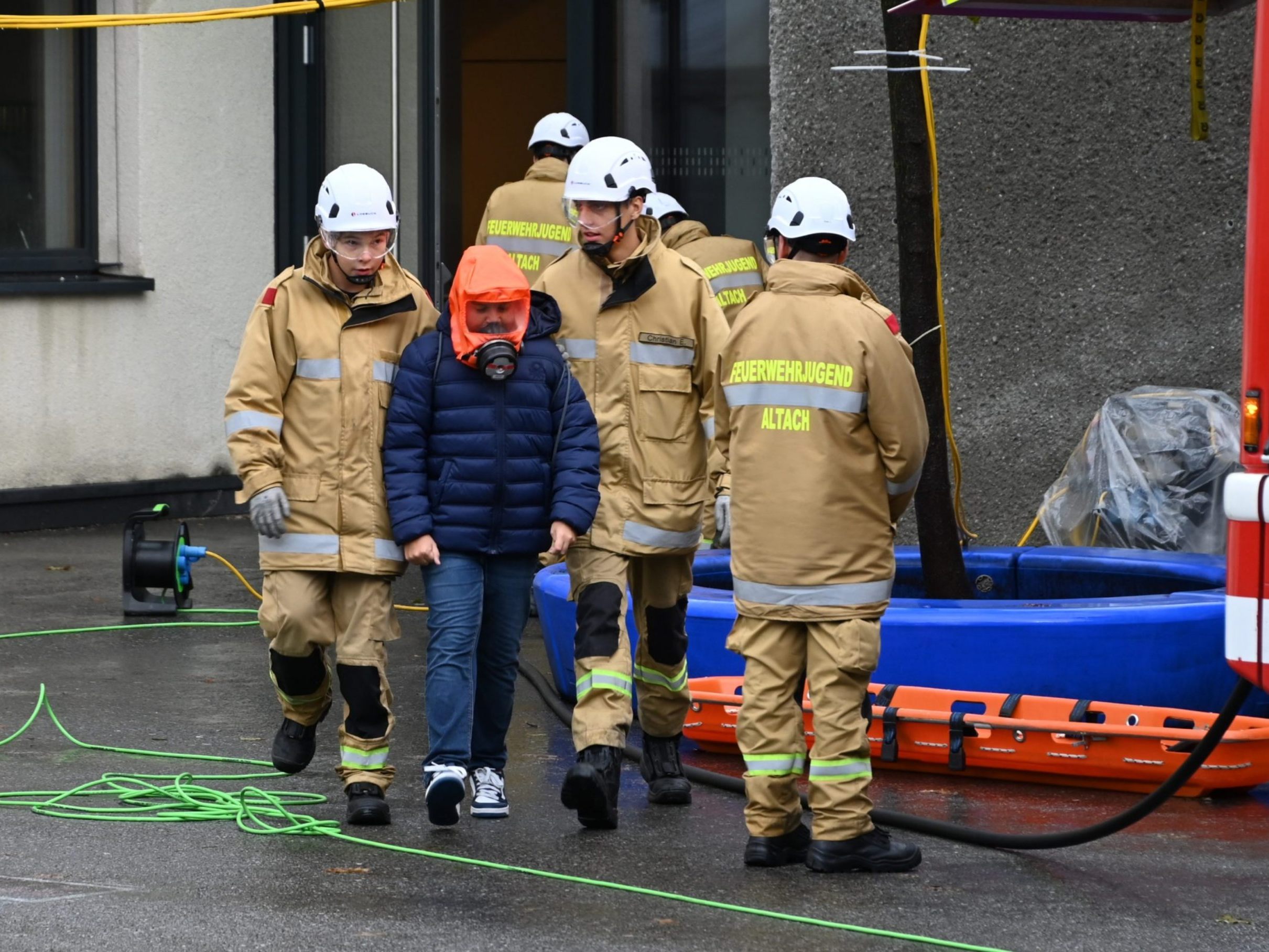 Auch die Feuerwehrjugend zeigte bei der Vereinsmesse ihr Können. Auch die Feuerwehrjugend zeigte bei der Vereinsmesse ihr Können.
