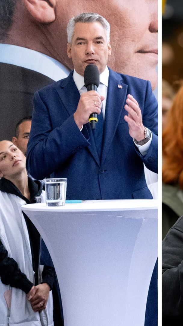 Alle bundesweit antretenden Parteien außer SPÖ und "KEINE" hielten am Freitag Schlusskundgebungen