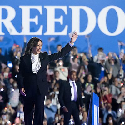 Wahlkampf-Endspurt der Demokratin an symbolträchtigem Ort