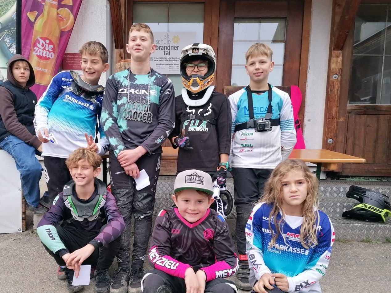 Ein Teil der Bludenzer BMX-Abordnung