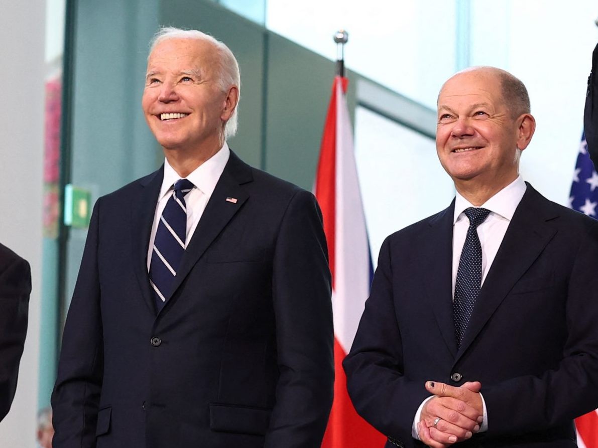 Für US-Präsident Biden ist Deutschland der "engste Verbündete" in der Ukraine Frage. Für US-Präsident Biden ist Deutschland der "engste Verbündete" in der Ukraine Frage.