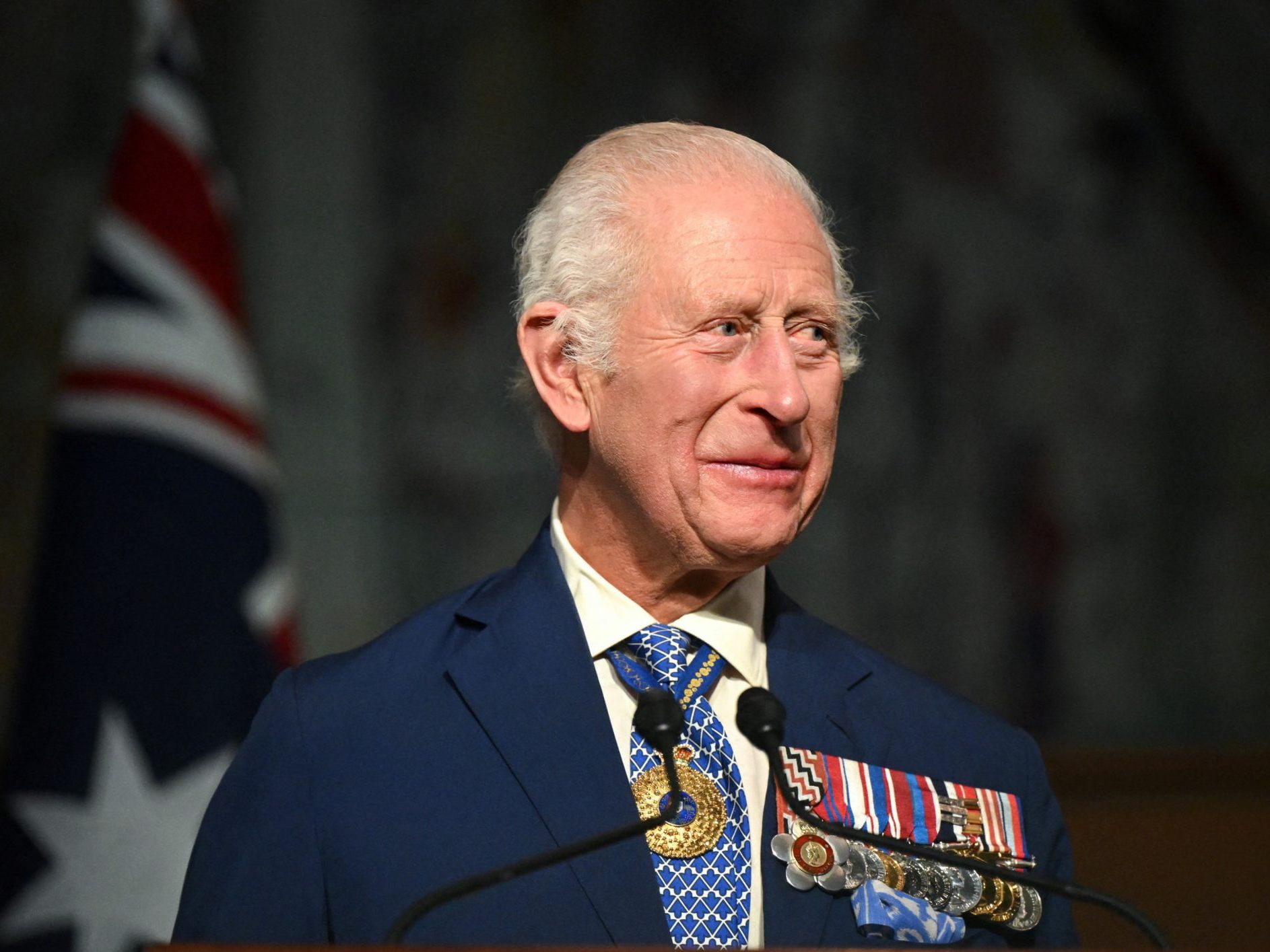 König Charles ist seit Freitag in Australien. König Charles ist seit Freitag in Australien.