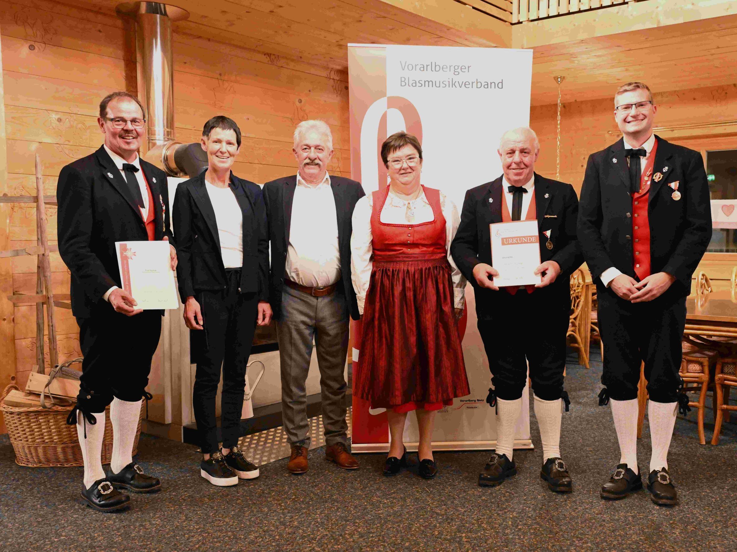 Herzliche Gratulation den Geehrten